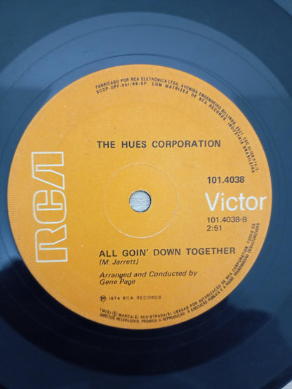Vinil Compacto Hues Corporation Rock The Boat All Goin' Down
