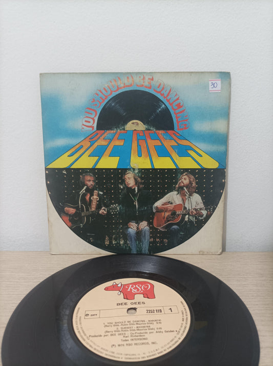 Compacto Vinil Bee Gees You Should Be Dancing