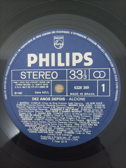 Lp Vinil Alcione 10 Anos Depois