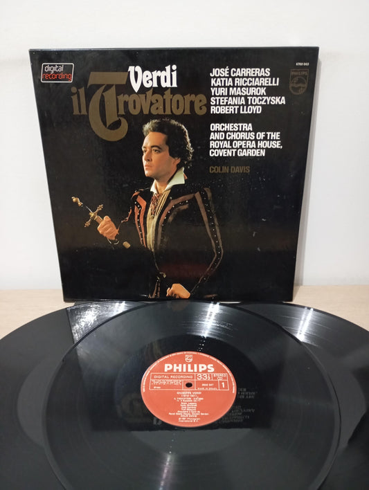 Lp Vinil Verdi Il Trovatore Box Triplo Com Encartes