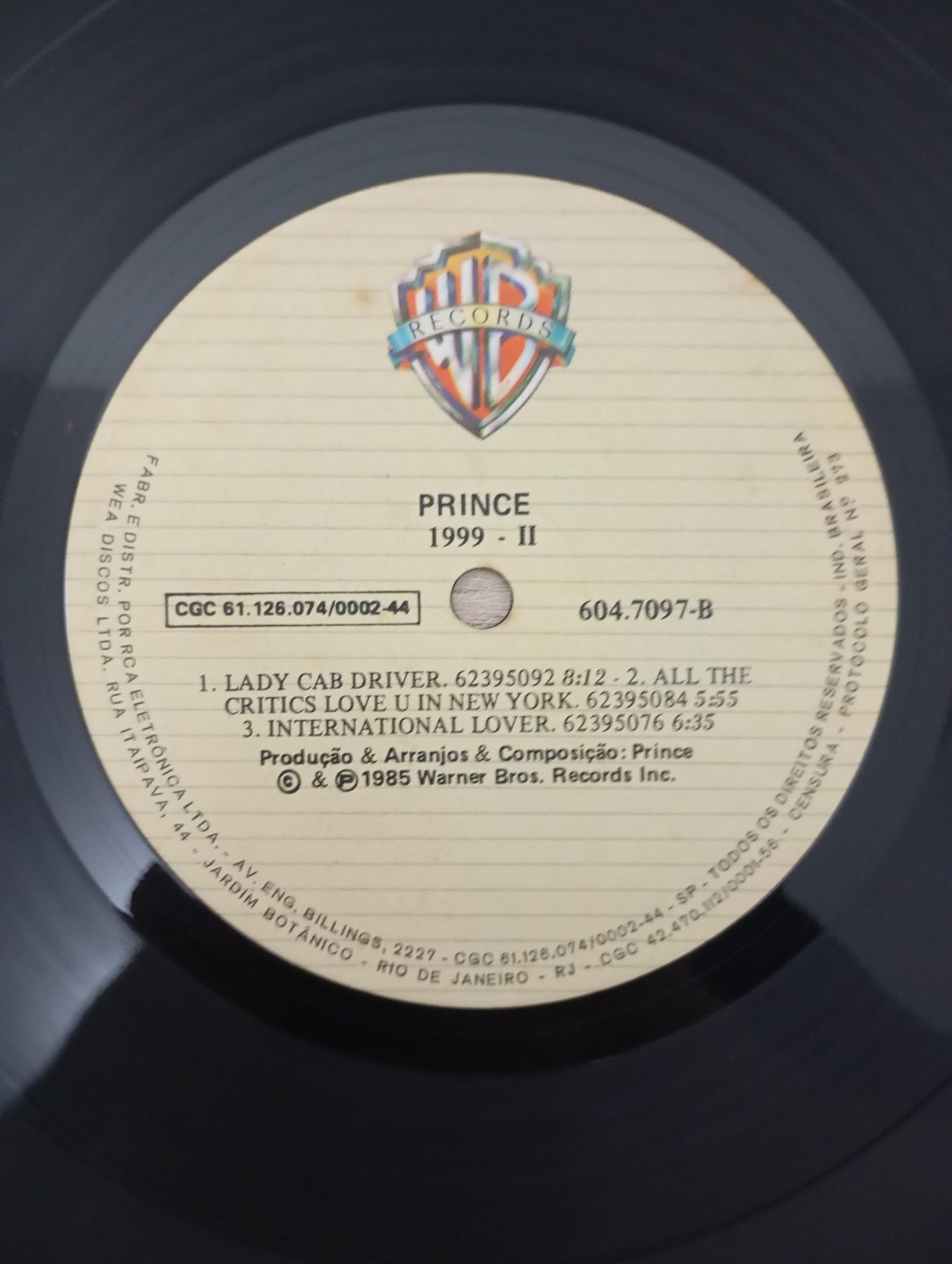Lp Vinil Prince 1999 II