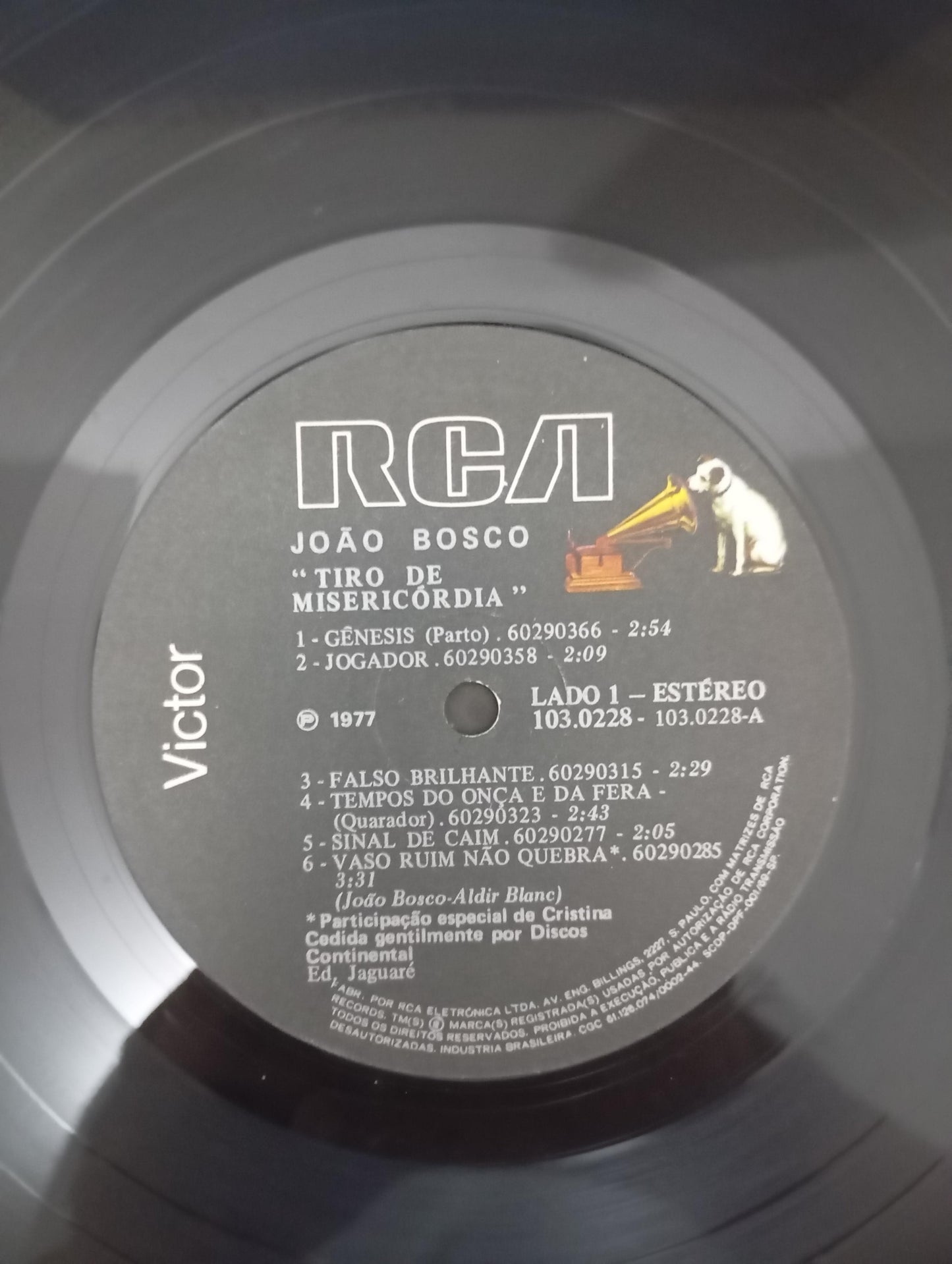 Lp Vinil João Bosco Tiro De Misericórdia Com Encarte