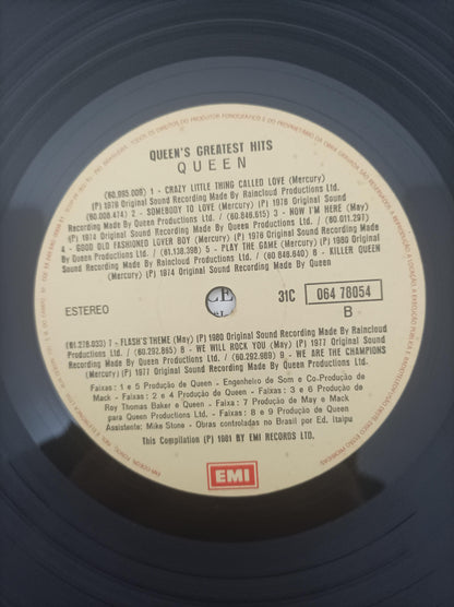 Disco Vinil Greatest Hits Queen Com Encarte A