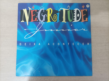 Lp Vinil Negritude Junior Deixa Acontecer Com Encarte