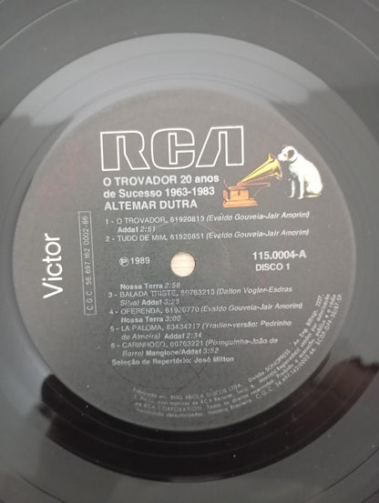 Lp Vinil Box Altemar Dutra Trovador 20 Anos Sucesso 5 LPs