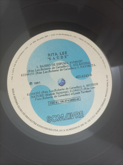 Disco Vinil Saúde Rita Lee & Roberto Com Encarte A