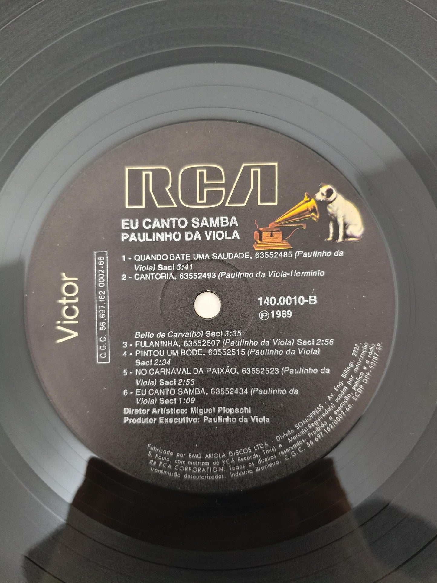 Lp Vinil Paulinho Da Viola Eu Canto Samba Com Encarte