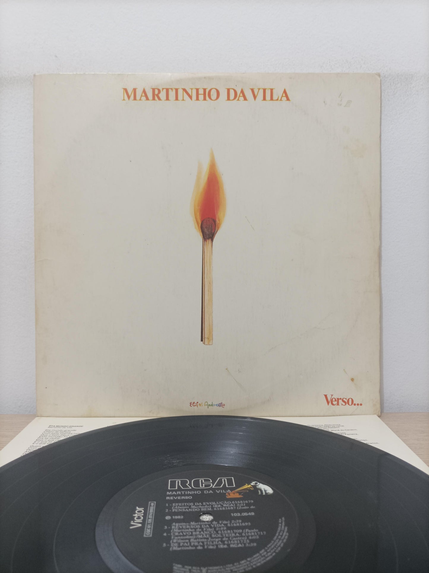 Lp Vinil Martinho Da Vila Verso... Reverso Com Encarte