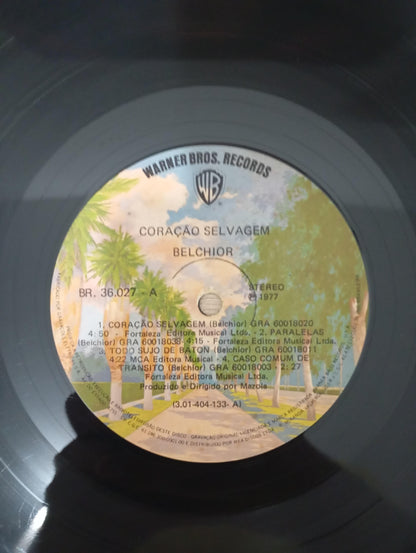 Lp Vinil Belchior Coração Selvagem Capa Dupla