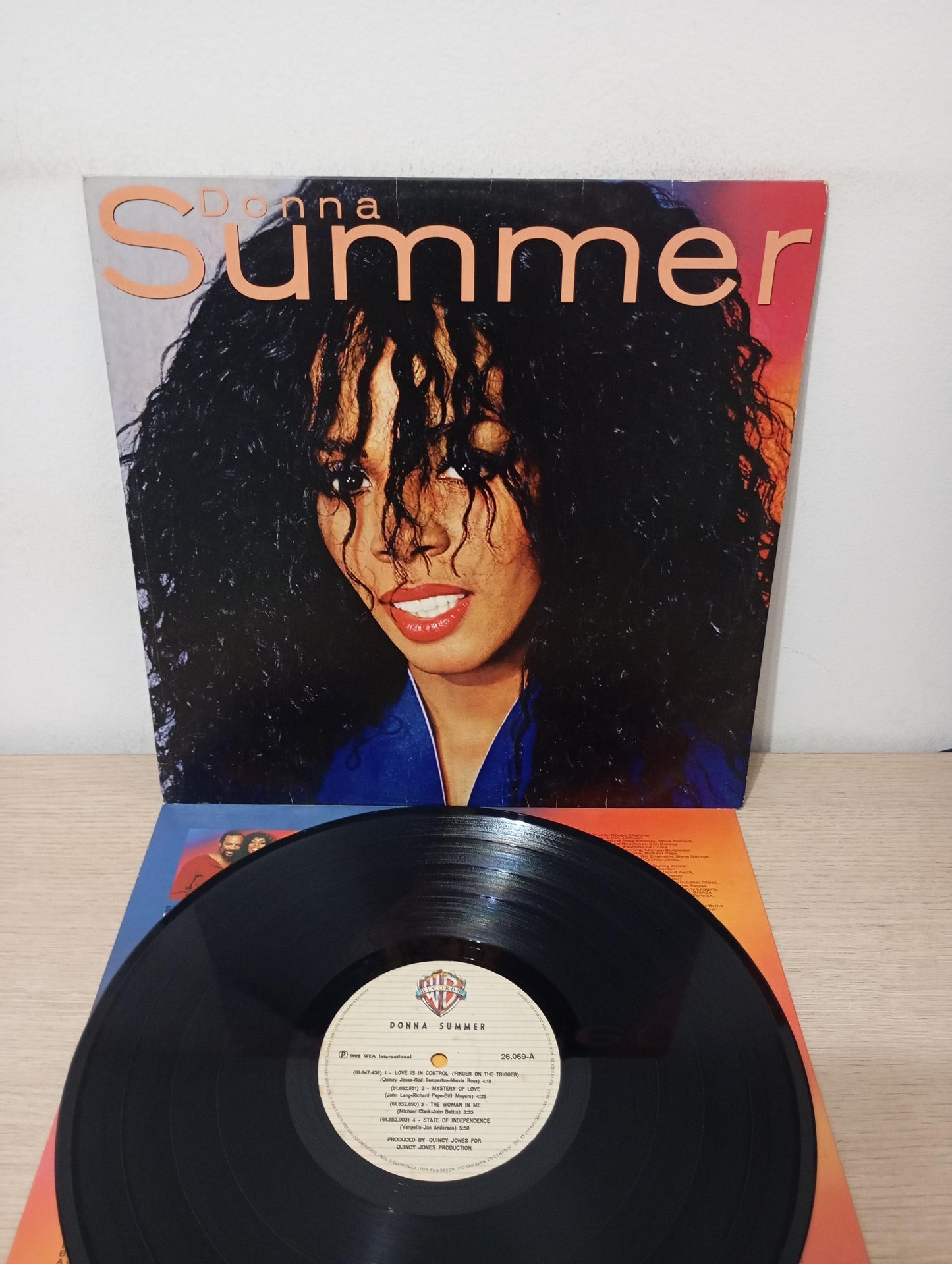 Lp Vinil Donna Summer 1982 Com Encarte
