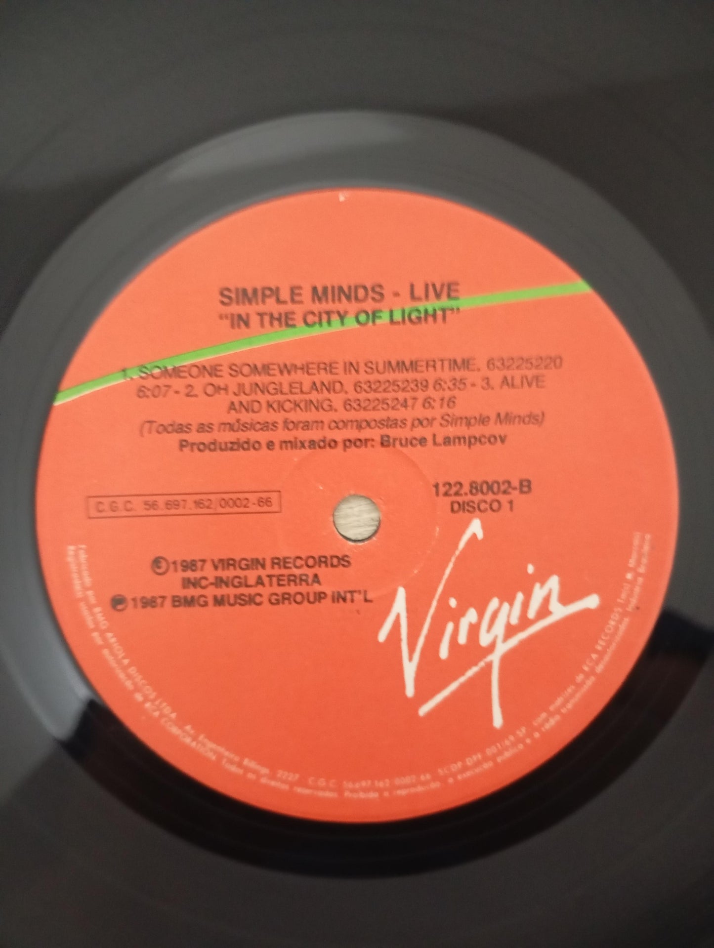 Lp Vinil Simple Minds Live In The City Of Light Duplo