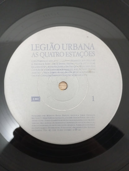 Lp Vinil Legião Urbana As Quatro Estações Com Encarte