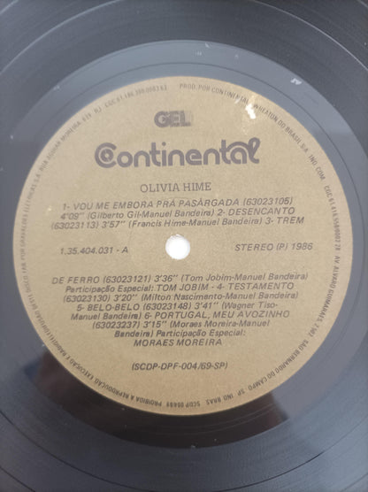 Lp Vinil Olivia Hime Estrela Da Vida Inteira Com Encarte
