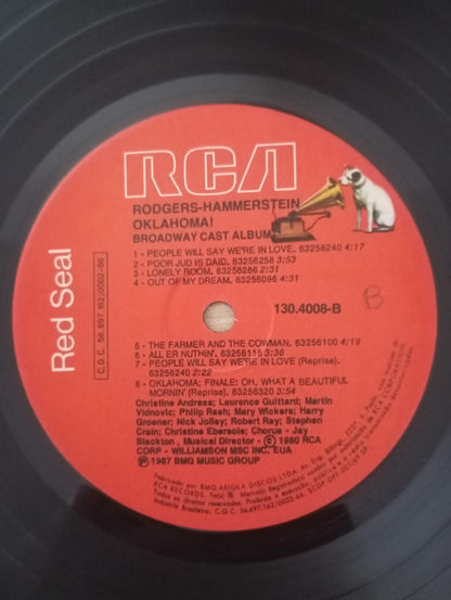 Lp Vinil Rodgers & Hammerstein Oklahoma Broadway Capa Dupla