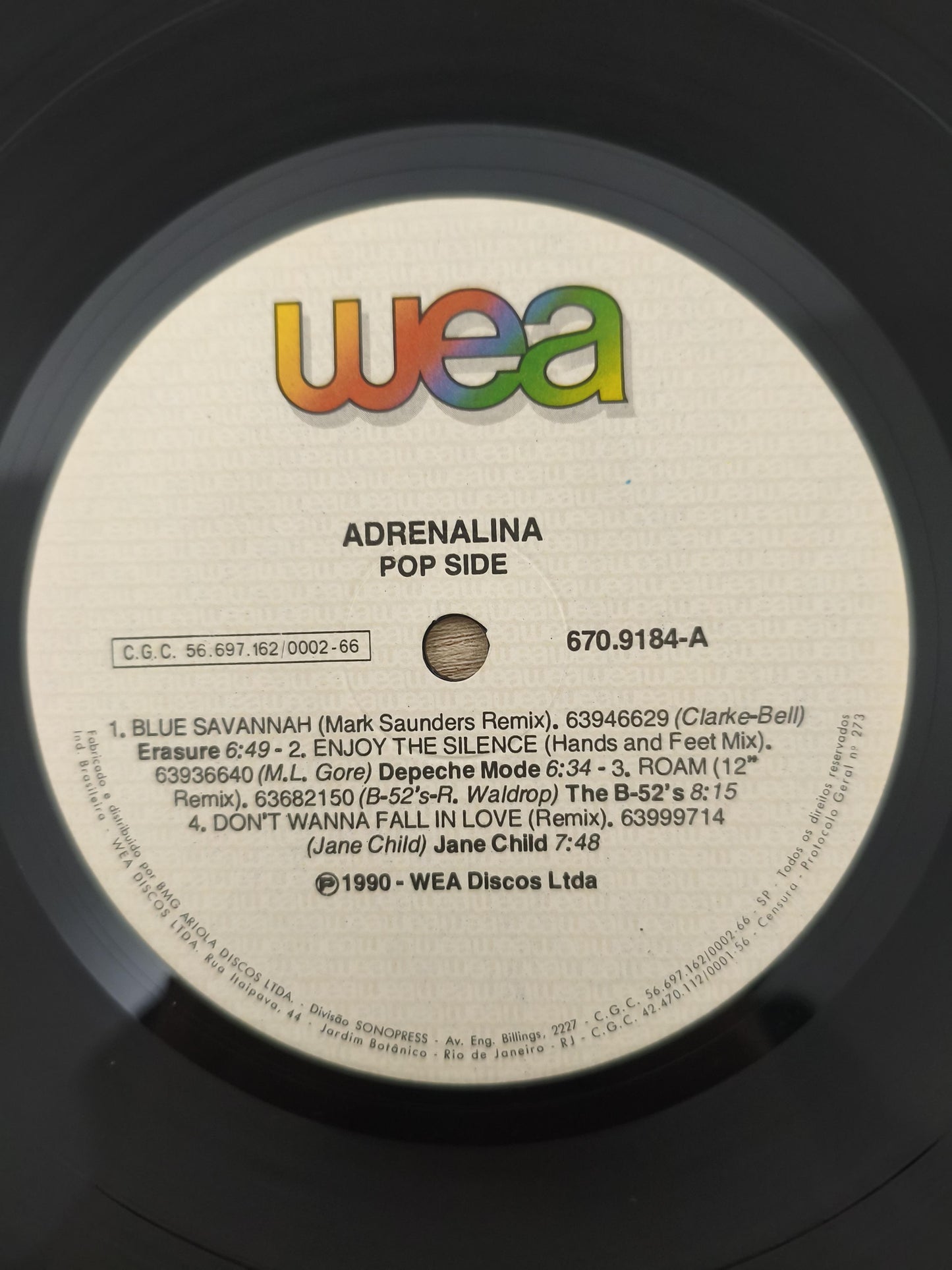 Lp Vinil Adrenalina 1990