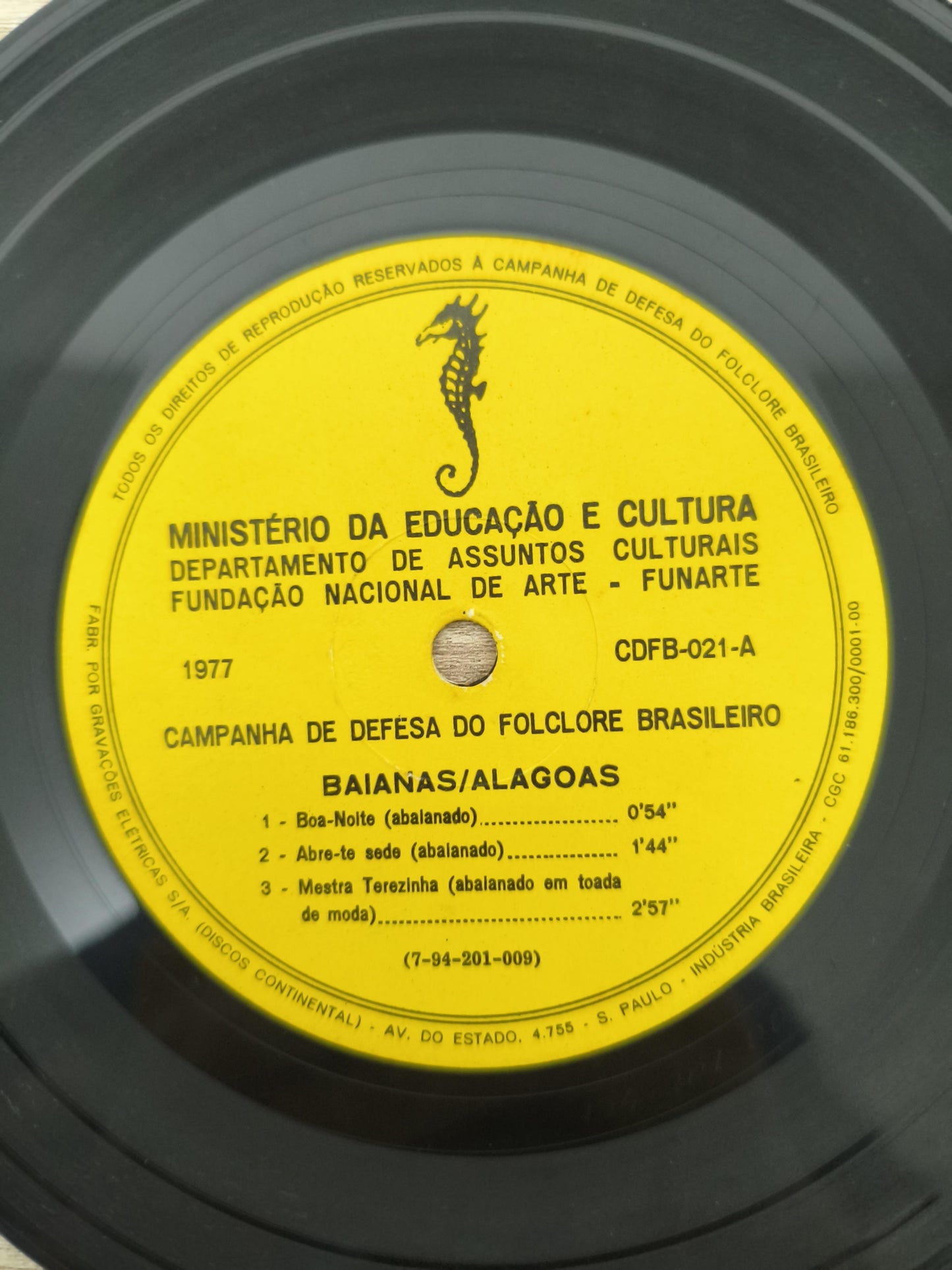 Compacto Vinil Folclore Brasileiro 21 Baianas / Alagoas