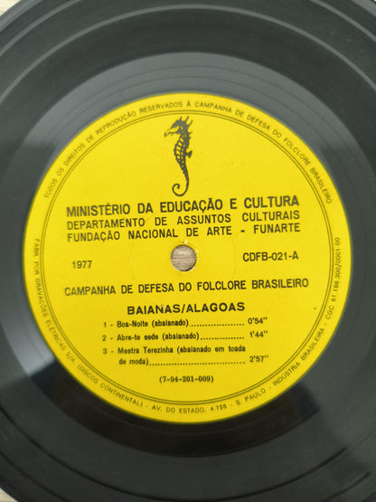Compacto Vinil Folclore Brasileiro 21 Baianas / Alagoas