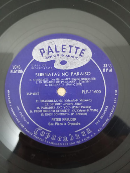 Lp Vinil Peter Kreuder Serenatas do Paraíso