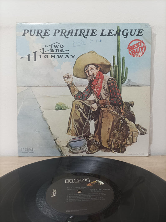 Lp Vinil Pure Prairie League Two Lane Highway Importado