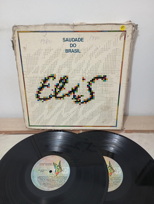 Lp Vinil Box Saudade Do Brasil Elis Regina Leia