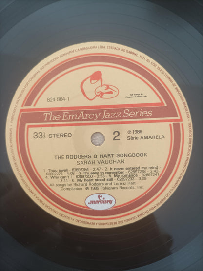 Lp Vinil Sarah Vaughan The Rodgers & Hart Songbook
