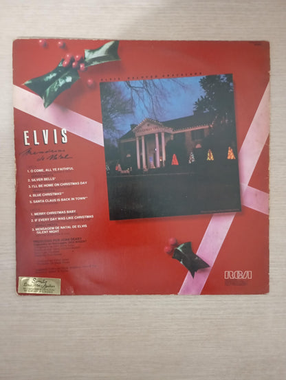 Lp Vinil Elvis Presley Memórias de Natal Com Encarte