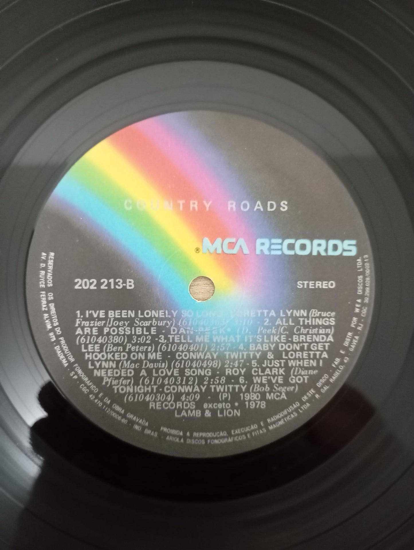 Lp Vinil Country Roads None