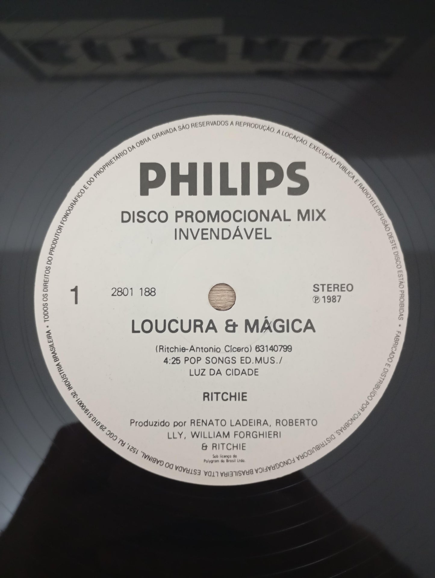 Lp Vinil Ritchie Loucura & Magica