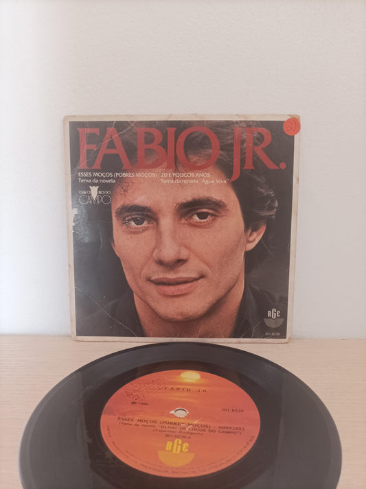 Compacto Vinil Fábio Jr. Esses Moços / 20 E Poucos Anos