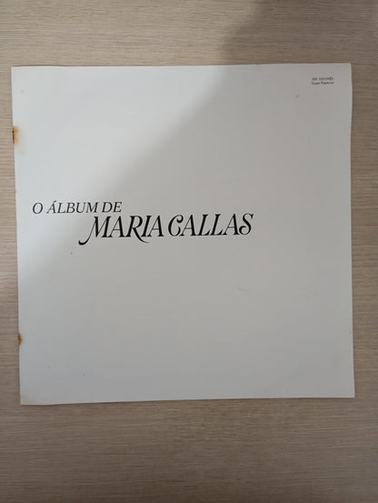 Lp Vinil O Álbum de Maria Callas Duplo Com Encartes