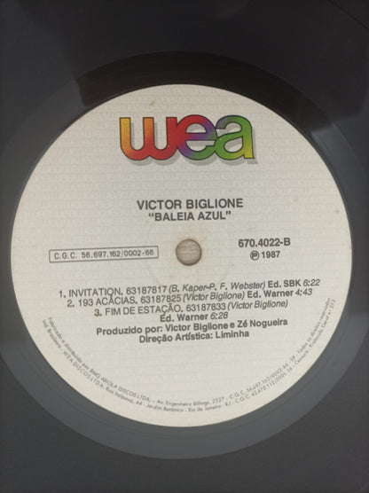 Lp Vinil Victor Biglione Baleia Azul