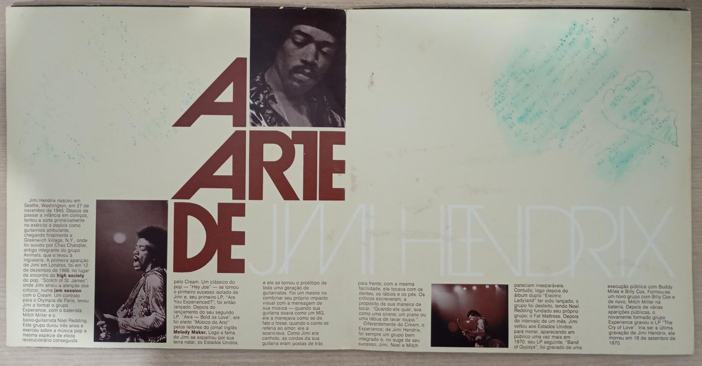 Lp Vinil Jimi Hendrix A Arte De Jimi Hendrix Duplo