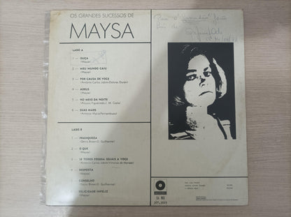 Disco Vinil Os Grandes Sucessos de Maysa Matarazzo A