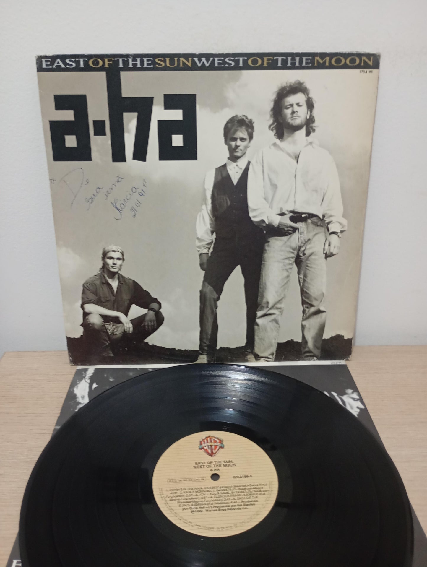 Lp Vinil A-ha East Of The Sun West Of The Moon Com Encarte