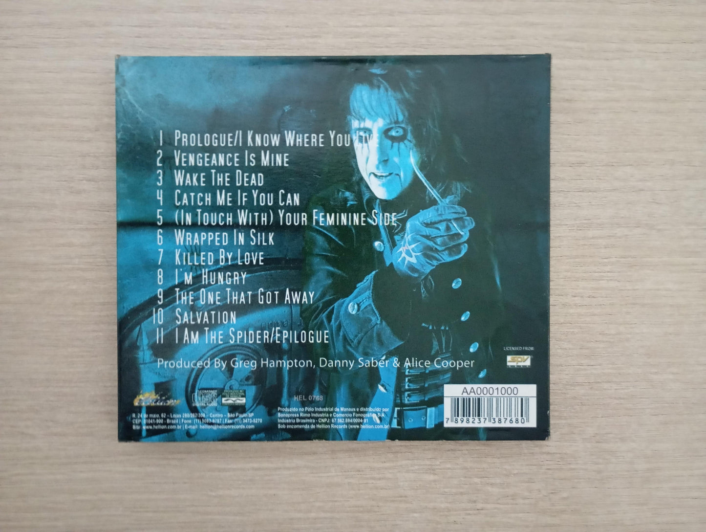 CD Alice Cooper Along Came A Spider