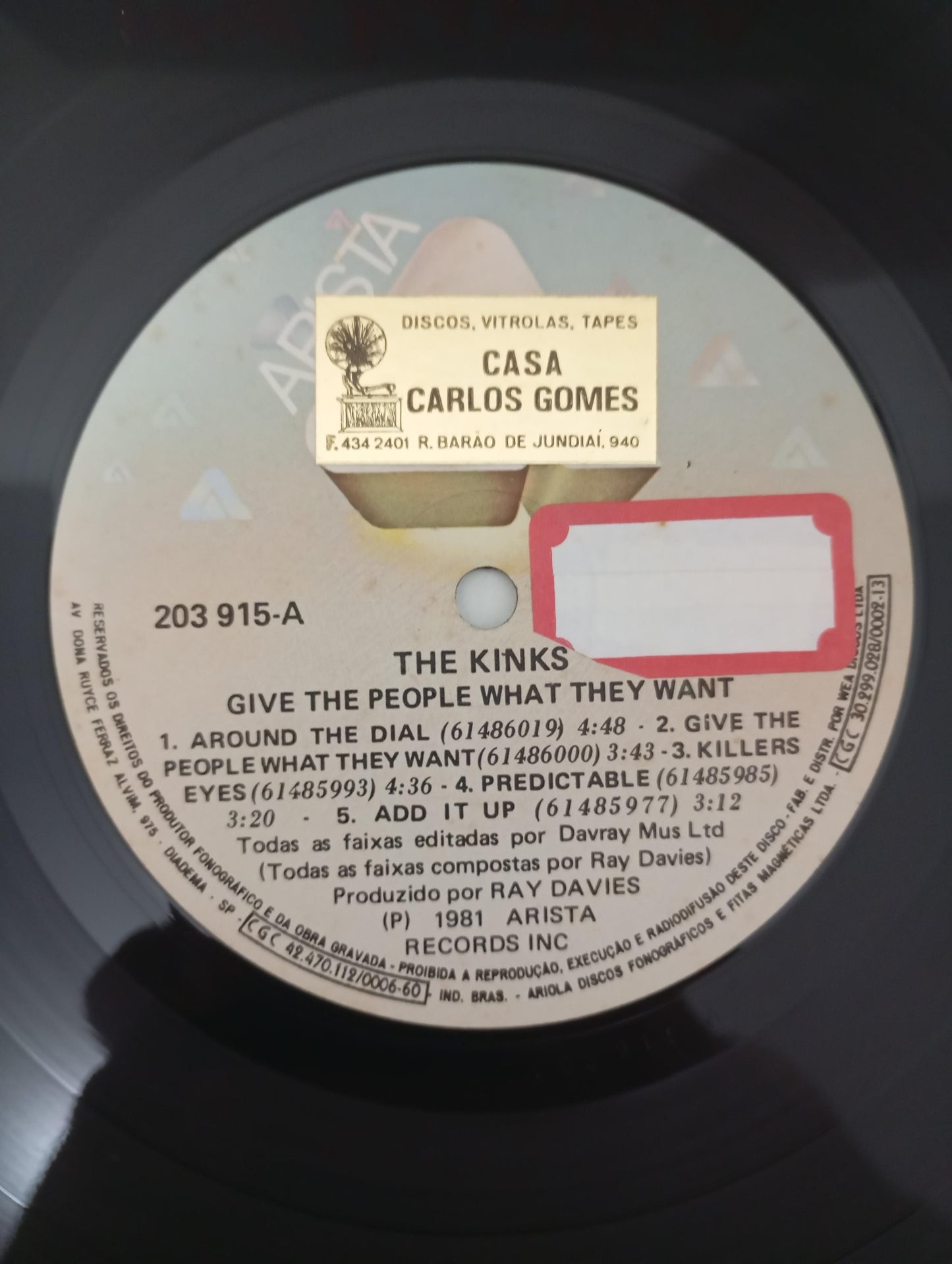 Lp Vinil The Kinks Give The People What They Want C Encarte