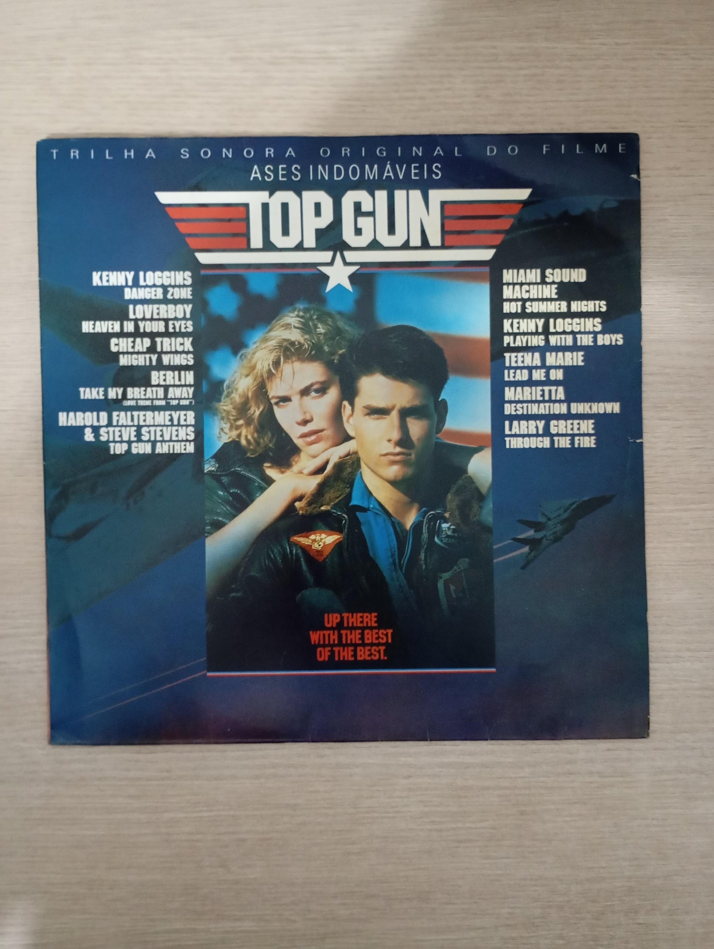 Disco Vinil Ases Indomáveis Top Gun Com Encarte A