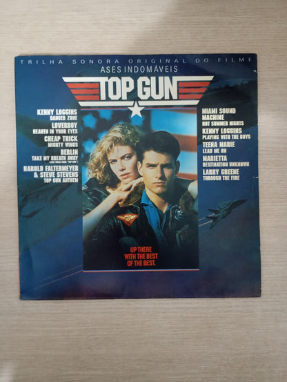 Disco Vinil Ases Indomáveis Top Gun Com Encarte A