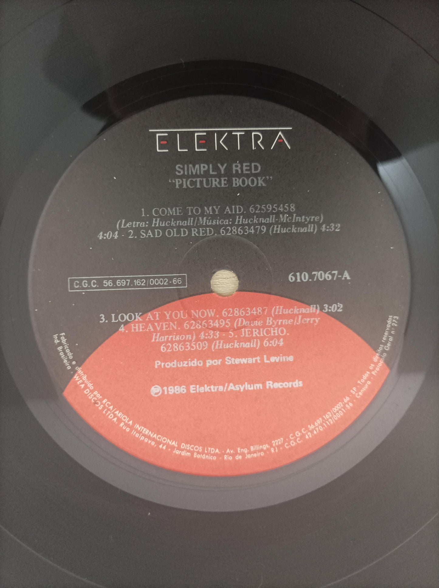 Lp Vinil Simply Red Picture Book