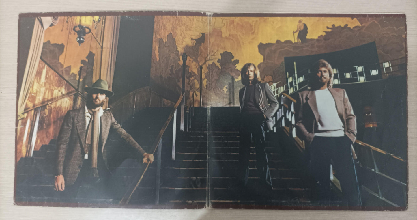 Disco Vinil Living Eyes Bee Gees Capa Dupla Com Encarte A