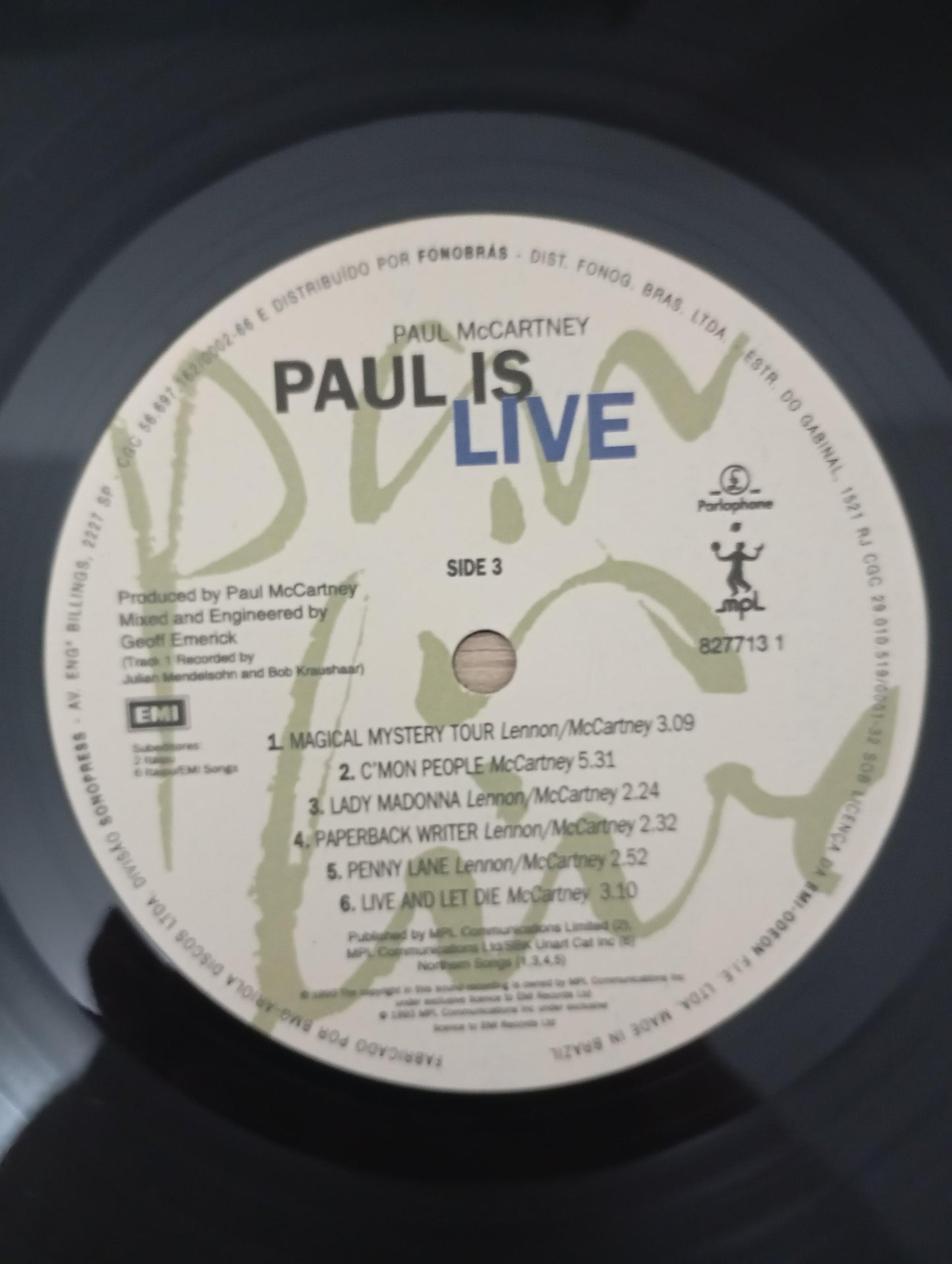 Lp Vinil Paul McCartney Paul Is Live Duplo Com Encartes