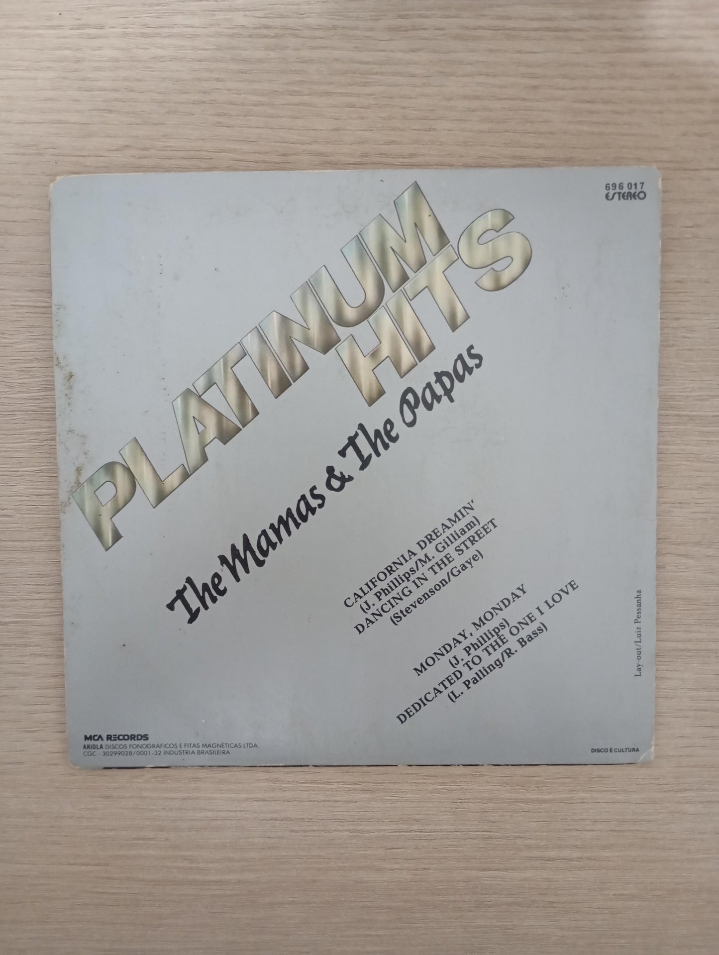 Compacto Vinil The Mamas & The Papas Platinum Hits