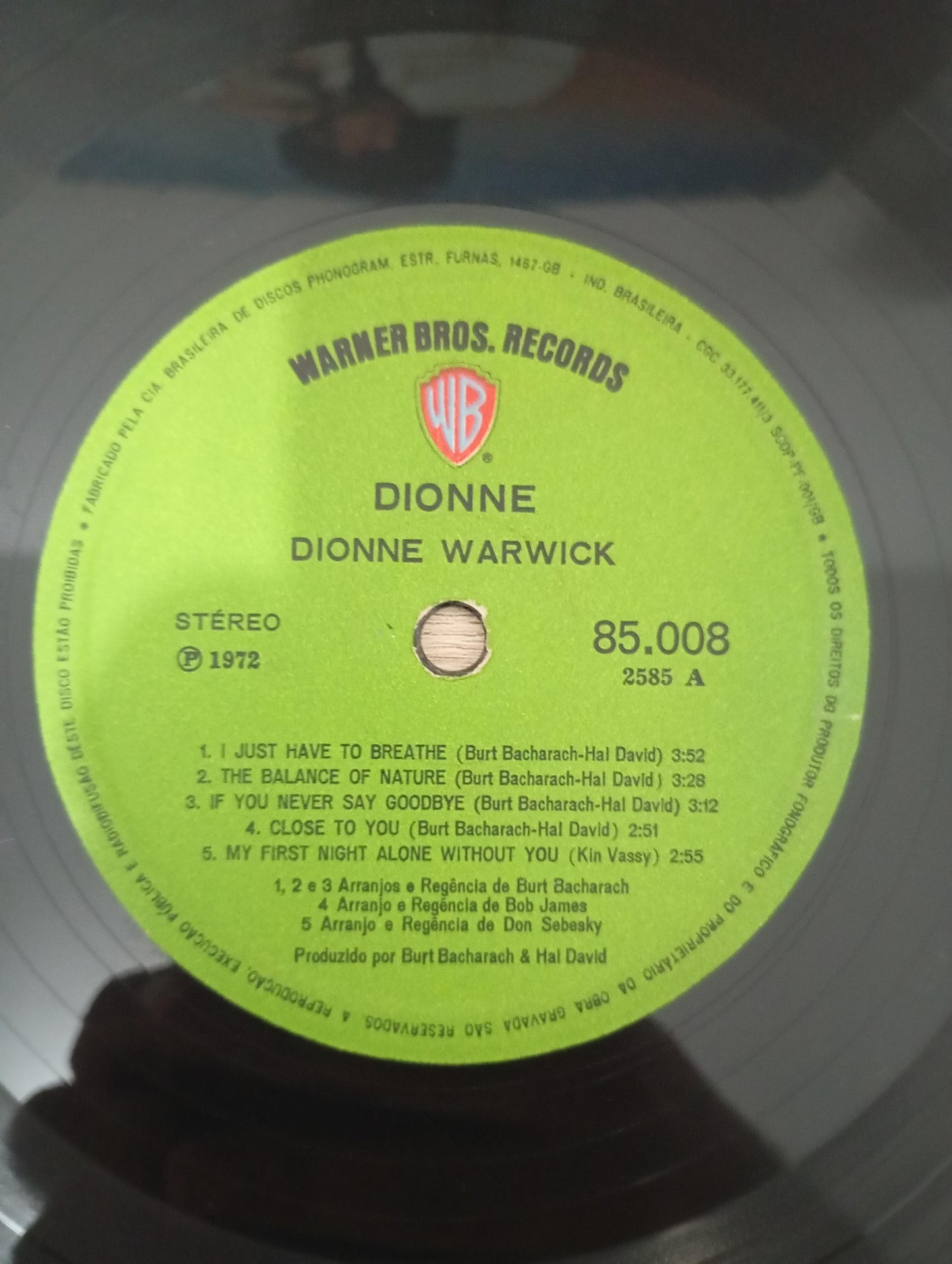 Lp Vinil Dionne Warwick 1972