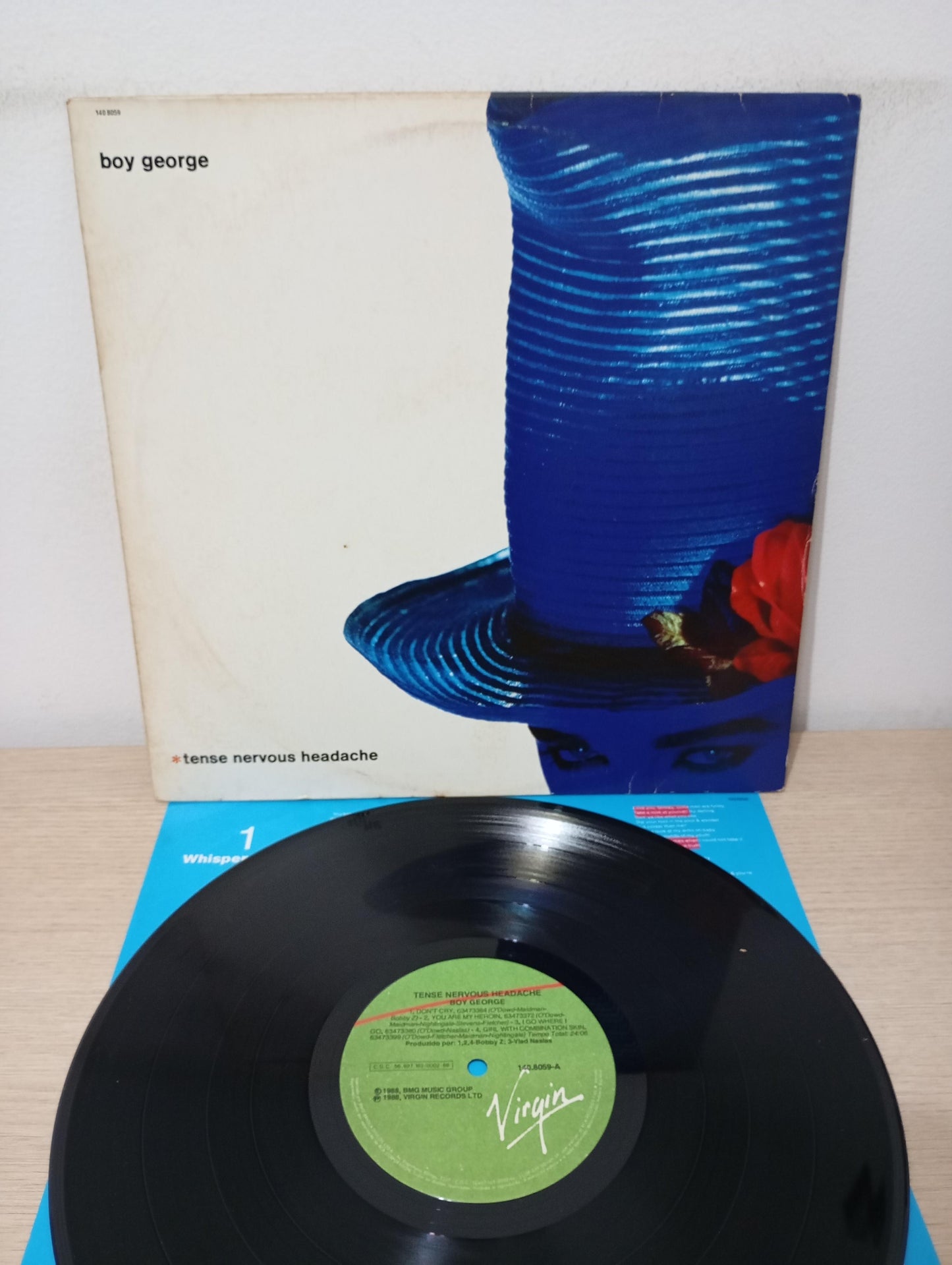 Lp Vinil Boy George Tense Nervous Headache Com Encarte