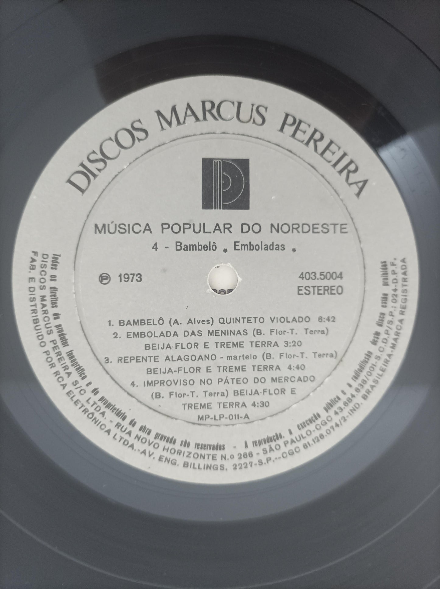 Lp Vinil Música Popular do Nordeste 4 Capa Dupla Com Encarte