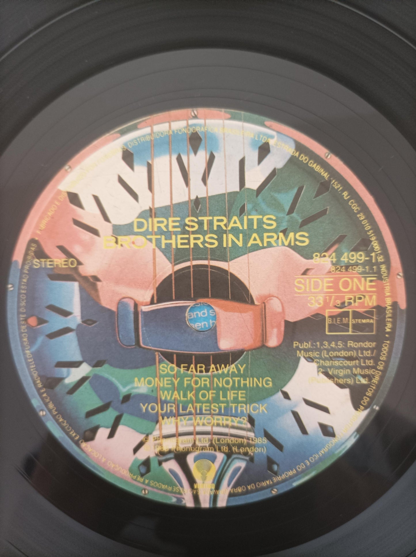 Disco Vinil Brothers In Arms Dire Straits Com Encarte A