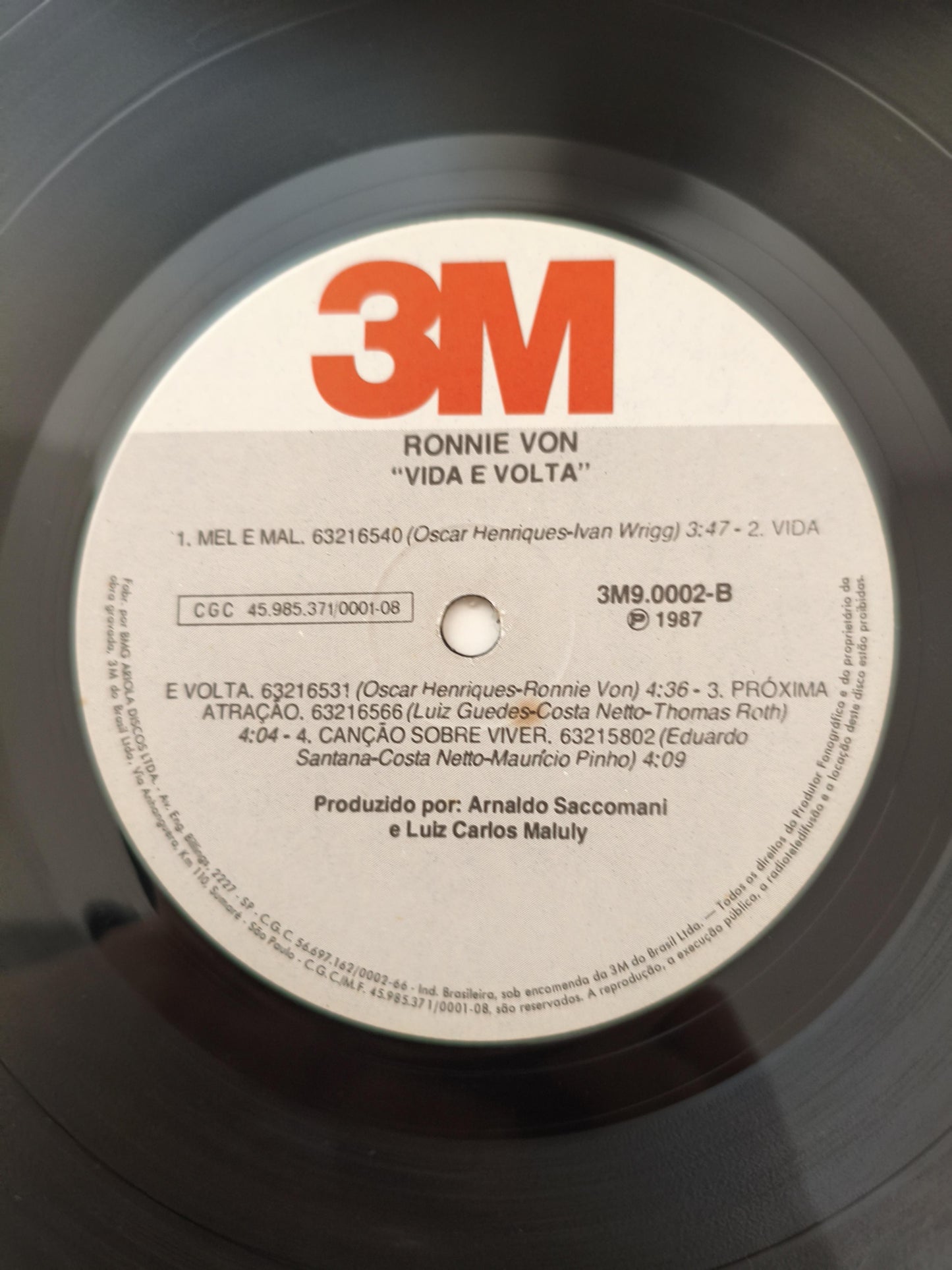 Lp Vinil Ronnie Von Vida E Volta Com Encarte
