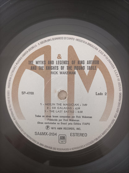 Lp Vinil Rick Wakeman Myths Legends King Arthur Capa Dupla
