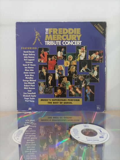 LD LaserDisc Freddie Mercury Tribute Concert Duplo Importado