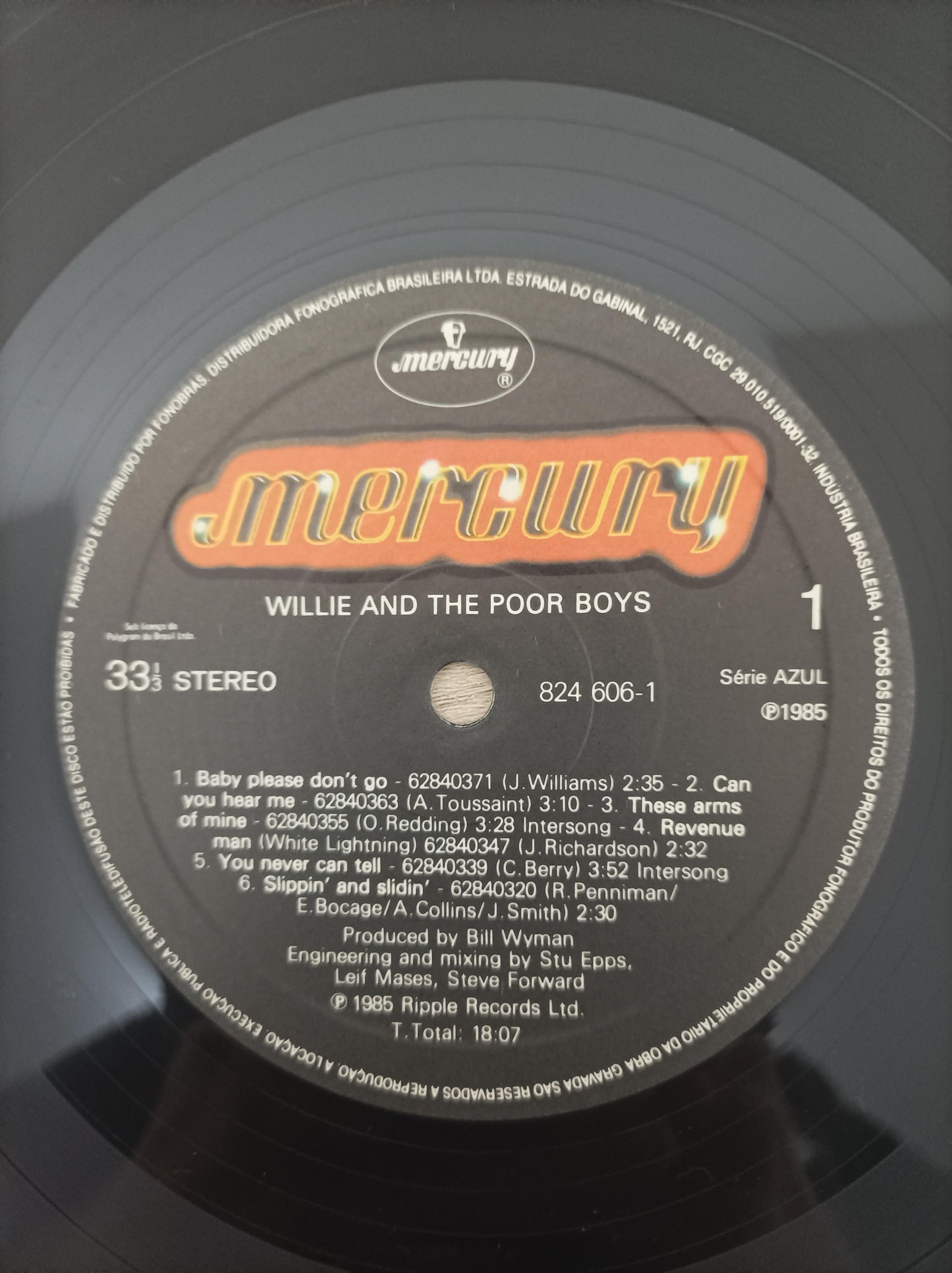 Lp Vinil Willie And The Poor Boys 1985